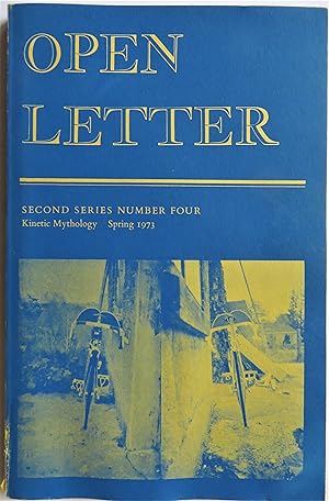 Image du vendeur pour Open Letter: Second Series, Number Four (spring, 1973) mis en vente par Trilby & Co. Books