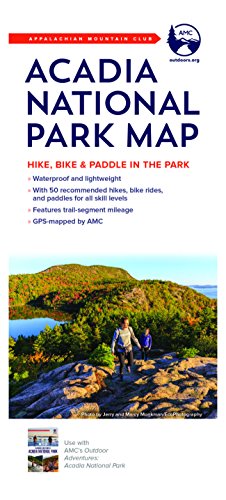 Seller image for Acadia National Park Map by Appalachian Mountain Club Books [Map ] for sale by booksXpress