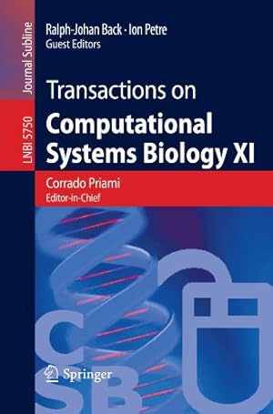 Seller image for Transactions on Computational Systems Biology XI: Computational Models for Cell Processes (Lecture Notes in Computer Science) [Paperback ] for sale by booksXpress