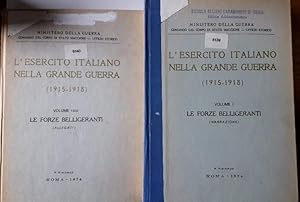 Seller image for L'ESERCITO ITALIANO NELLA GRANDE GUERRA(1915-1918-LE FORZE BELLIGERANTI)2 VOLL. ( 1974) for sale by Invito alla Lettura