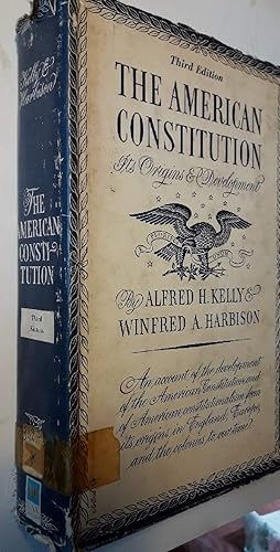 Seller image for THE AMERICAN CONSTITUTION-IT'S ORIGIN ADD DEVELOPEMENT(1963) for sale by Invito alla Lettura