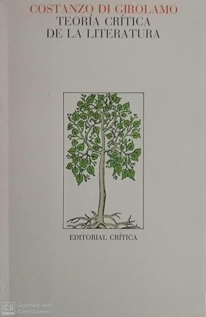 Imagen del vendedor de Teora crtica de la literatura a la venta por Llibres Capra