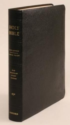 Seller image for The Old Scofield® Study Bible, KJV, Large Print Edition (Black Genuine Leather) [Leather Bound ] for sale by booksXpress