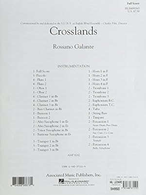 Seller image for Crosslands by G. Schirmer, Inc. [Paperback ] for sale by booksXpress