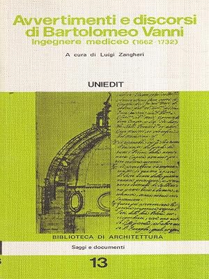 Bild des Verkufers fr Avvertimenti e discorsi di Bartolomeo Vanni zum Verkauf von Librodifaccia