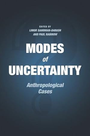 Imagen del vendedor de Modes of Uncertainty: Anthropological Cases [Hardcover ] a la venta por booksXpress