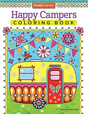 Seller image for Happy Campers Coloring Book (Coloring Is Fun) (Design Originals) by Thaneeya McArdle [Paperback ] for sale by booksXpress