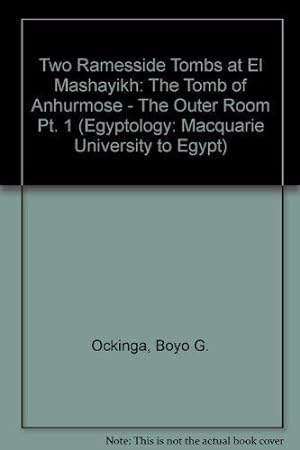Bild des Verkufers fr Two Ramesside Tombs at Mashayakh 1 (Two Ramesside Tombs of Mashayakh) (Pt. 1) [Soft Cover ] zum Verkauf von booksXpress