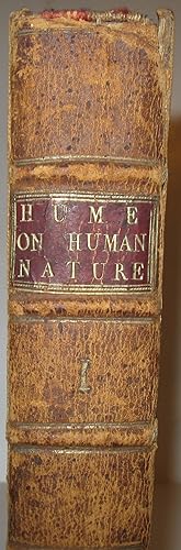 Seller image for A Treatise of Human Nature: Being an Attempt to Introduce the Experimental Method of Reasoning into Moral Subjects. Vol. I. Of the Understanding. VOLUME ONE OF THE FIRST EDITION for sale by Scientia Books, ABAA ILAB