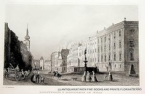 WELS, Stadtplatz Ansicht 1842 [aus: Schimmer: Das Kaiserthum Oesterreich etc.]