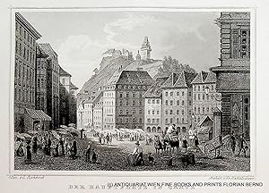 GRAZ, Hauptplatz, Ansicht 1842 [aus: Schimmer: Das Kaiserthum Oesterreich etc.]