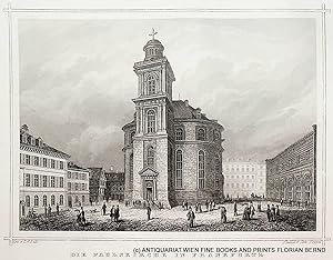 FRANKFURT AM MAIN, Paulskirche, Ansicht 1842 [aus: Schimmer: Das Kaiserthum Oesterreich etc.]