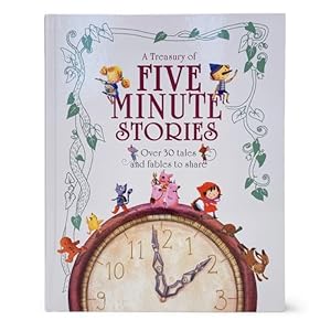 Seller image for A Treasury of Five Minute Stories: Over 30 Tales and Fables to Share by Parragon Books [Hardcover ] for sale by booksXpress