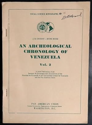 Imagen del vendedor de An Archeological Chronology of Venezuela. Vol. 2 only. a la venta por GuthrieBooks