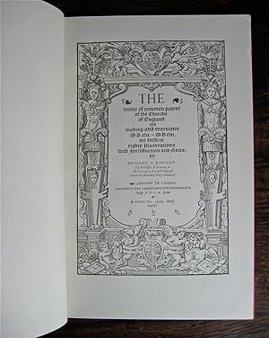 Image du vendeur pour The Booke of Common Prayer of the Churche of England: its making and revisions MDXLIX-MDCLXI set forth in eighty illustrations, with introduction and notes mis en vente par James Fergusson Books & Manuscripts