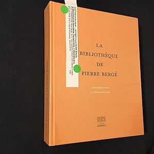 La Bibliotheque de Pierre Berge. Premiere Vente. 11 Decembre 2015.
