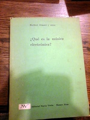 QUÉ ES LA MÚSICA ELECTRÓNICA? -1° ed