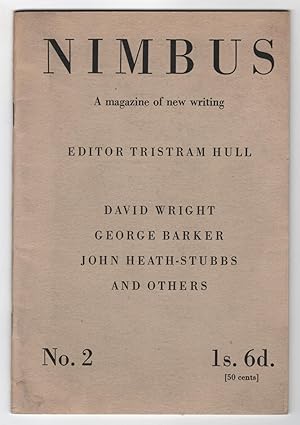 Bild des Verkufers fr Nimbus Quarterly, Volume 1, Number 2 (I; Spring 1952) zum Verkauf von Philip Smith, Bookseller