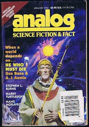 Image du vendeur pour Analog Science Fiction and Fact January 1992 mis en vente par Lazy Letters Books