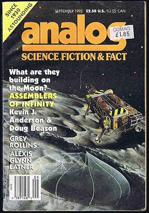 Imagen del vendedor de Analog Science Fiction and Fact September 1992 a la venta por Lazy Letters Books