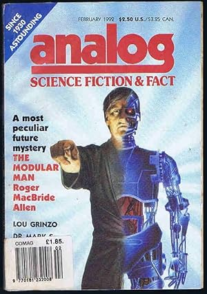 Bild des Verkufers fr Analog Science Fiction and Fact February 1992 zum Verkauf von Lazy Letters Books