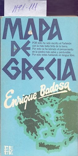 Seller image for MAPA DE GRECIA for sale by Libreria 7 Soles