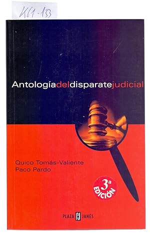 Imagen del vendedor de ANTOLOGIA DEL DISPARATE JUDICIAL a la venta por Libreria 7 Soles