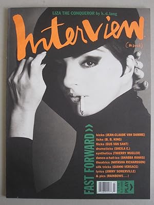 Imagen del vendedor de Andy Warhol's Interview March 1991 a la venta por Antiquariaat Paul Nederpel