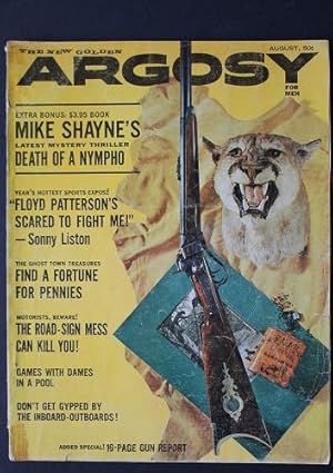 Seller image for ARGOSY Men Adventure Magazine August 1961 Mike Shayne Sonny Liston Halliday for sale by Comic World