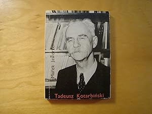 Bild des Verkufers fr Tadeusz Kotarbinski zum Verkauf von Polish Bookstore in Ottawa