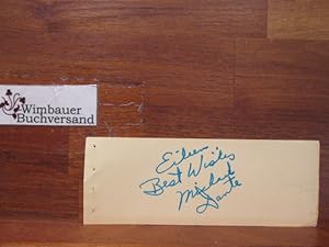 Seller image for Original Autograph Michael Dante (*1931, american actor) Star Trek /// Autogramm Autograph signiert signed signee for sale by Antiquariat im Kaiserviertel | Wimbauer Buchversand
