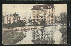 Carte postale Pierres, Le Moulin, vue sur Mühle