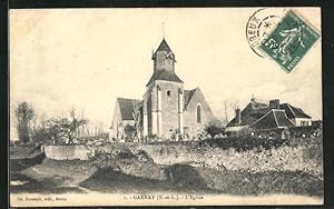 Carte postale Garnay, L`Eglise