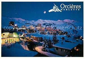 Postkarte Carte Postale 13609229 Merlette Orcieres Le Champsaur Station de ski des Hautes Alpes l...