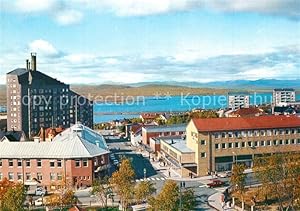 Postkarte Carte Postale 73606009 Kiruna Vy over staden Kiruna