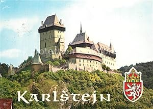 Postkarte Carte Postale 73611085 Karlstein Karlstejn Hrad Schloss Karlstein Karlstejn