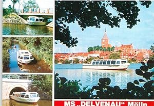 Bild des Verkufers fr Postkarte Carte Postale 73611522 Moelln Lauenburg MS Delvenau Flussfahrten Moelln Lauenburg zum Verkauf von Versandhandel Boeger