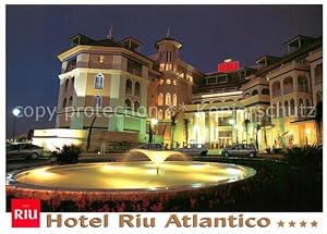Bild des Verkufers fr Postkarte Carte Postale 73618471 Ayamonte Hotel Riu Atlantico am Abend Ayamonte zum Verkauf von Versandhandel Boeger