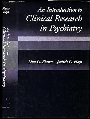 Imagen del vendedor de An Introduction to Clinical Research in Psychiatry a la venta por Little Stour Books PBFA Member