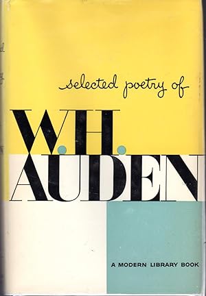 Bild des Verkufers fr Selected Poetry of W.H. Auden zum Verkauf von Dorley House Books, Inc.