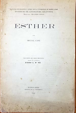 Imagen del vendedor de Esther a la venta por Chaco 4ever Books