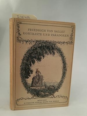 Bild des Verkufers fr Contraste und Paradoxen zum Verkauf von ANTIQUARIAT Franke BRUDDENBOOKS