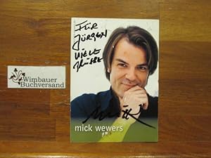 Seller image for Postkarte Mick Wewers Do it yourself // Autogramm Autograph signiert signed signee for sale by Antiquariat im Kaiserviertel | Wimbauer Buchversand