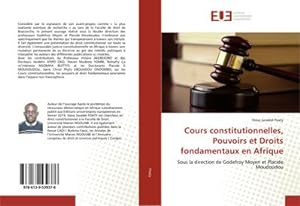 Immagine del venditore per Cours constitutionnelles, Pouvoirs et Droits fondamentaux en Afrique venduto da BuchWeltWeit Ludwig Meier e.K.
