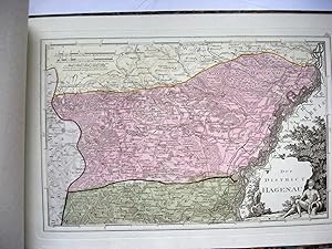 Bild des Verkufers fr Topographischer Atlas von den fnf um die Hauptstadt Paris liegenden Departements von Frankreich und den Rheinlndern von Straburg bis Landau. zum Verkauf von Antiquariat H. Carlsen