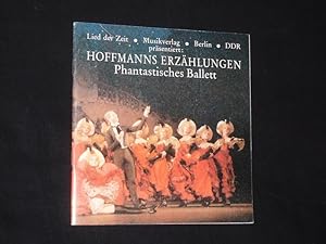 Werbebroschüre des Musikverlages Lied der Zeit (Berlin/ DDR). "Hoffmanns Erzählungen - Phantastis...