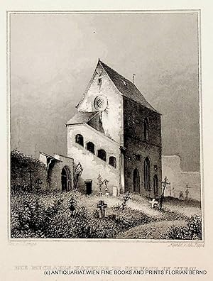 SCHWAZ -Totenkapelle hll. Michael und Veit mit Stiegenanlage aus Schimmer: Kaiserthum Oesterreich