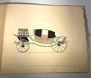 Eighth Book Containing Seven Imitations of Drawings of Fashionable Carriages on a Half-Inch Scale...