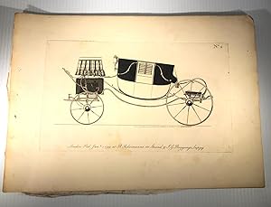 Fifth Book Containing Nine Imitations of Drawings of Fashionable Carriages on a Half-Inch Scale t...