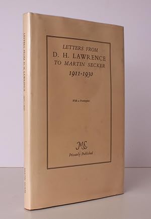 Seller image for Letters from D.H. Lawrence to Martin Secker, 1911-1930. 500 COPIES WERE PRINTED for sale by Island Books